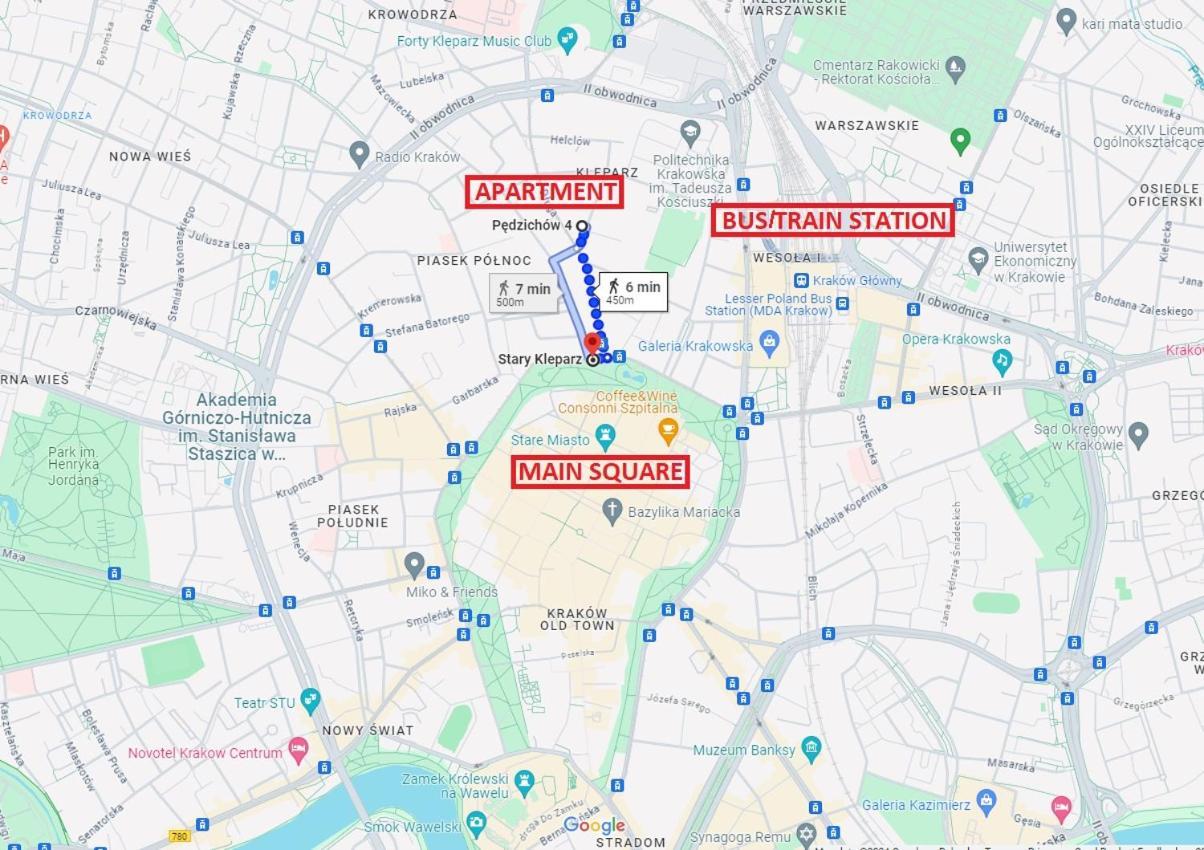 Calm Apartments Pedzichow Street คราคูฟ ภายนอก รูปภาพ